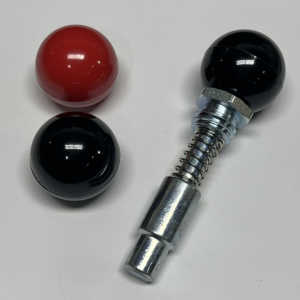 Long Steel Plunger w/ Round Handle - Steel Barrel: K-320P