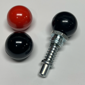 Steel Plunger w/ Round Handle - Aluminum Barrel: K-100P-AL